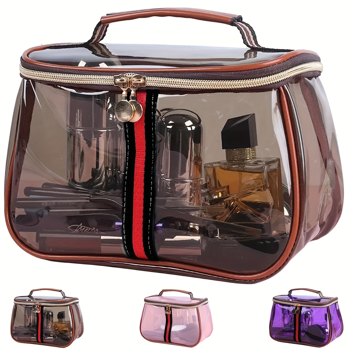 Sports Equipment Cabinet - Transparent Large Capacity Women's Makeup Bag
