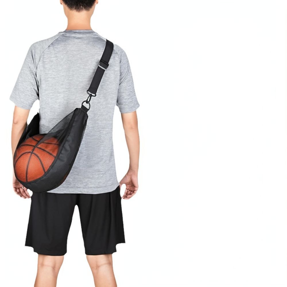 Sports Equipment Basketball - High Capacity Basketball Shoulder Carrier Outdoor