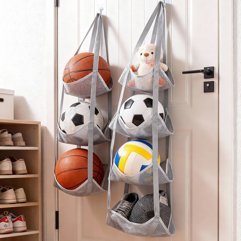 Wall Mounted Ball Storage Hang - Sports Equipment Basketball review and price