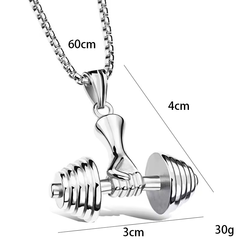 Stainless Steel Barbell Pendan - Sports Equipment Cabinet review and price
