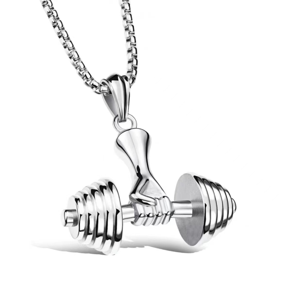 Stainless Steel Barbell Pendan - Sports Equipment Cabinet review and price