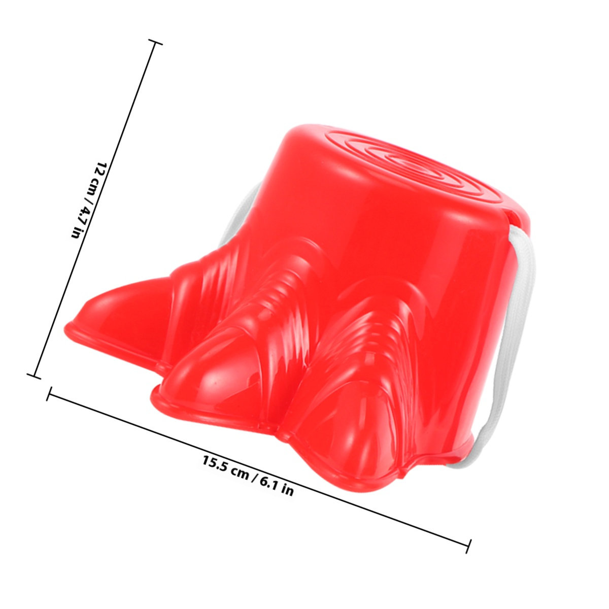 2Pcs Red Plastic Stilts Shoes  - Sports Equipment Kids review and price